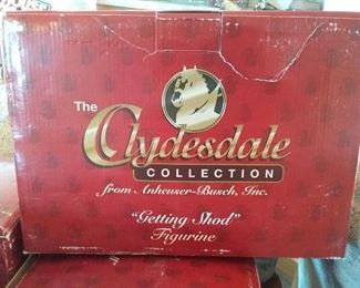 Clydesdale Collection figurines Budweiser