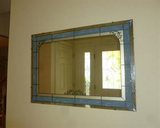 Stained glass mirror
