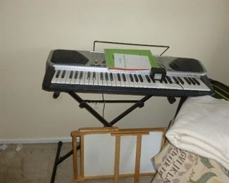Keyboard on stand