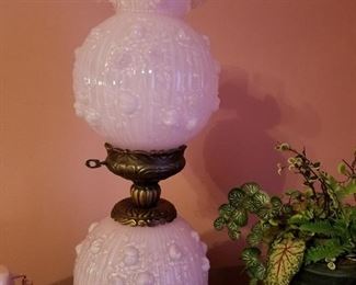 A closer look at one of the Fenton lamps