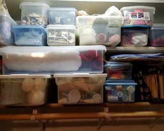 Lots of crocheting items