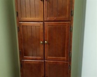Tall cherry cabinet