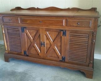 Mid-century GE console stereo
