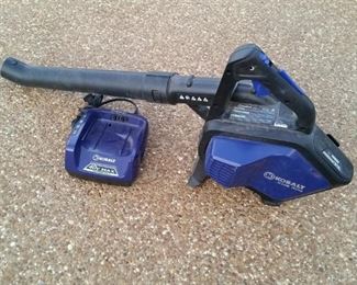 Kobalt 40V leaf blower with charger