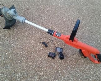 Black and Decker 20V string trimmer with charger