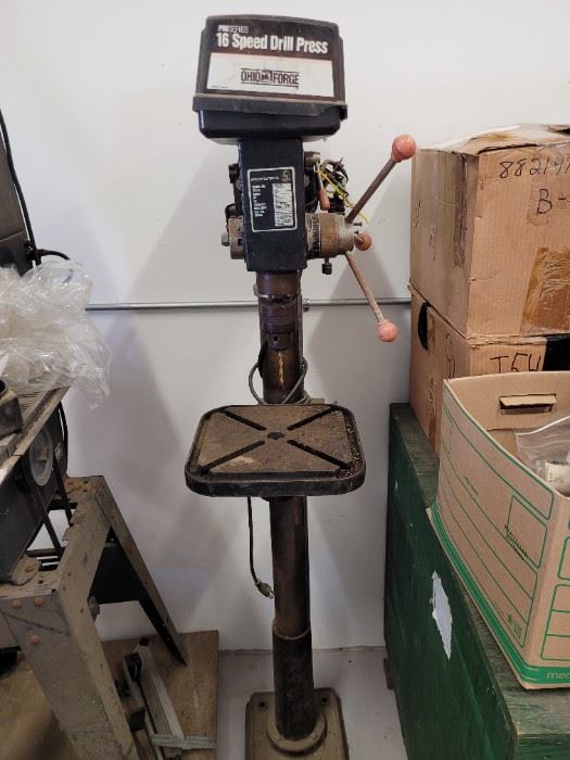 Older drill press, still works and in good condition
