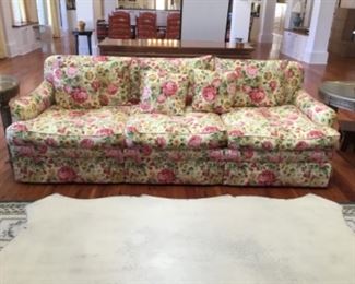 Floral sofa