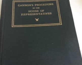 Cannon’s rules for the House