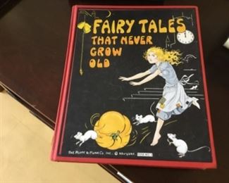 Large vintage illustrated book