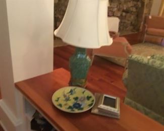 Great green oriental lamp