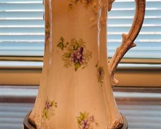 #4___$75
French porcelain pitcher Lamp • 26high 26across