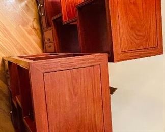 #23___$450
Pair of Oriental Rosewood small etageres • 45high 24wide 13deep