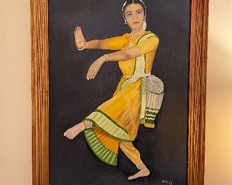 #25___$95
Indian dancer painting • 38 x 26
