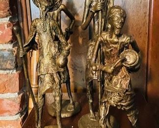 #63___$68
Set of 4 cast iron figures • 16high / tallest one