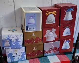 11 lladro Xmas bells price is for all 65.00 Downers Grove 