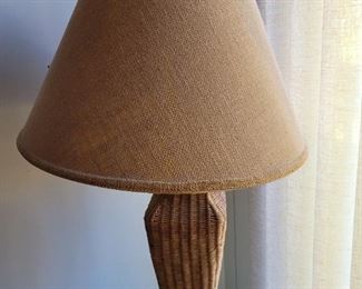 Wooddale  Vintage wicker lamp $35