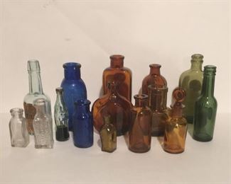 Sampling of bottle collection.