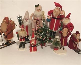Small sampling of Santa collection.