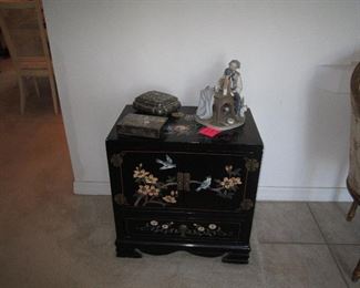 Pair of Asian small chests