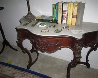 Marble top table