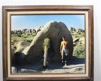 Retro Original Photograph of a Model in the Desert