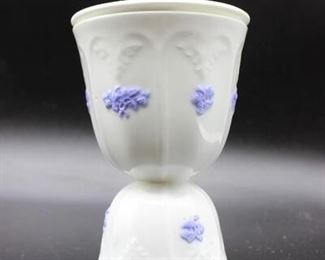 Vintage Adderley Fine Bone China Blue Chelsea Double Egg Cup