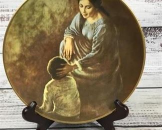 Vintage Gorham Artist Signed Decorative Plate By Irene Spencer