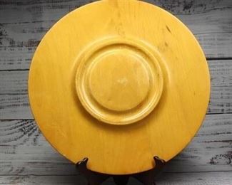 Vintage Handmade Northwest Wood Serving Plate Platter Tray