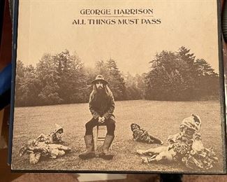 $ 200 GEORGE HARRISON All Things Must Pass (Apple STCH 639) UK 1st press +poster
