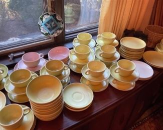 LARGE SLECTION OF RUSSEL WRIGHT DISHES 