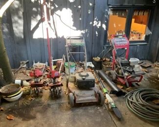 LAWN EQUIPMENT. AS IS