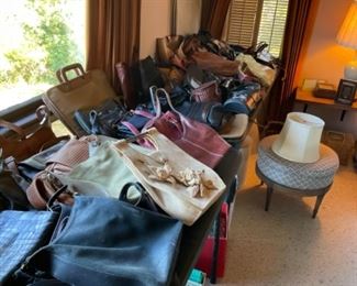 THREE TABLES OF PURSES