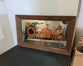 Coors Framed Mirror 27 x 17