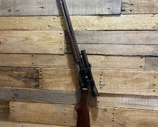 REMINGTON Model 12 - .22 Long Rifle with Scope