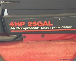 Craftsman 4HP 25 Gallon Air Compressor