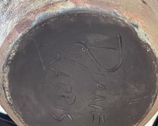Signed Pottery by Diane Harris