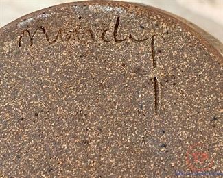 Handmade Pottery Signed "Mindy"