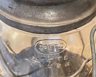 Antique Dietz D-Lite N.Y. USA No.2 Railroad Lantern