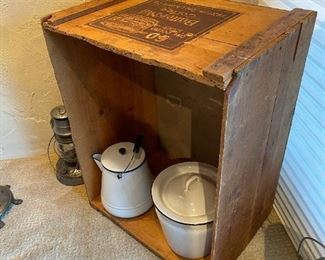 Antique Butter-Nut Coffee OMAHA Wood Crate