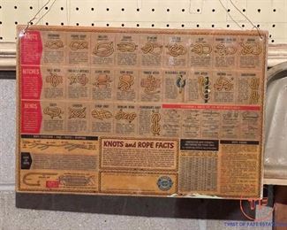 Vintage Metal Sign - Knots