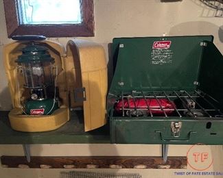 Vintage COLEMAN Lantern and Stove