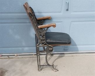 These Chairs were Salvaged From The Old Erie Schoolhouse