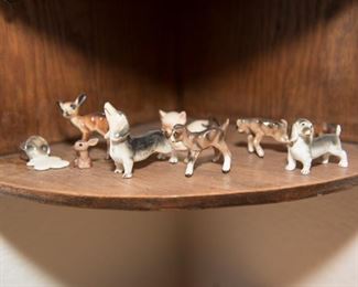 Miniture Porcelain Animal Figurines