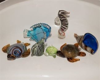 Art Glass Sea Creatures