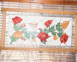 Hanging Stained Glass Flowers