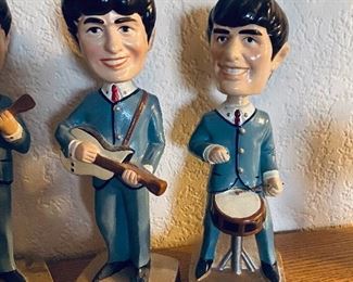 1964 Beatles Car Mascots Bobbleheads