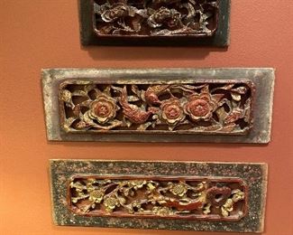 Carved Wooden Plaques