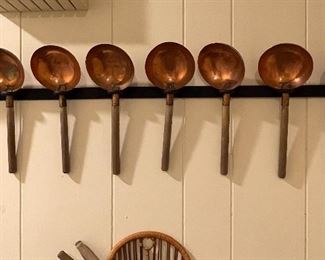 Japanese Copper and Wood Ladles