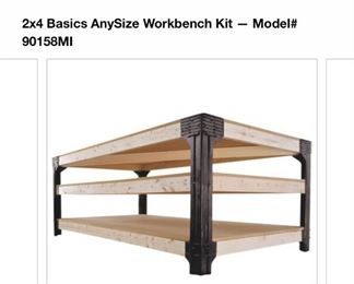 2 x 4 Basics Worth Bench Kit (new and still in original box).