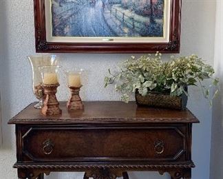 Breuner's Berkey & Gay Table w Drawer